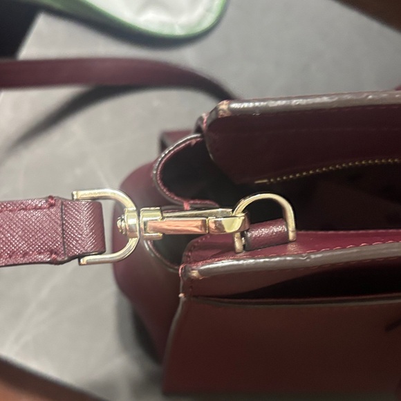 Kate Spade Cameron Street Candace Burgandy Saffiano leatherSatchel Bag - Picture 11 of 13